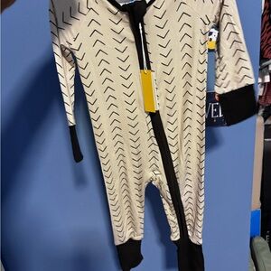 Chevron Patterned Kids bamboo pajamas